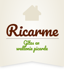 Logo des gites de Ricarme à Templeuve en Belgique